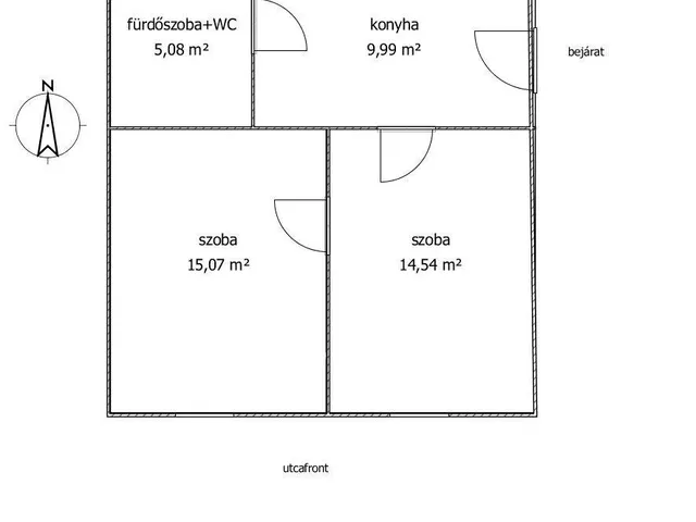 Eladó ház Mohács 45 nm