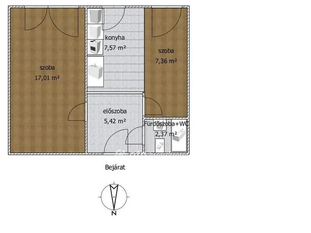 Eladó lakás Pécs 39 nm