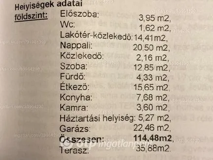 Eladó ház Szajk 136 nm