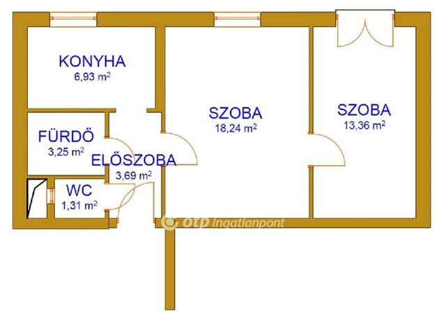 Eladó lakás Komló 48 nm