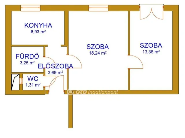 Eladó lakás Komló 48 nm