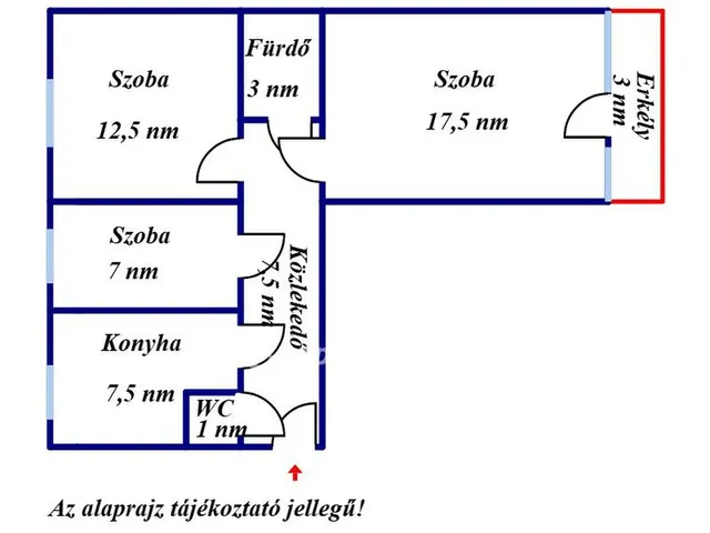 Eladó lakás Mohács 59 nm