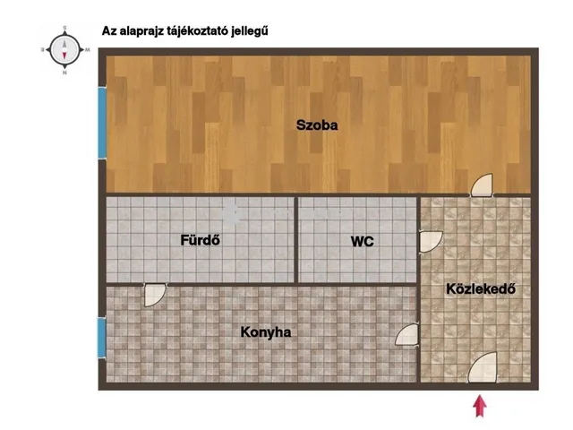 Eladó lakás Lábatlan 34 nm