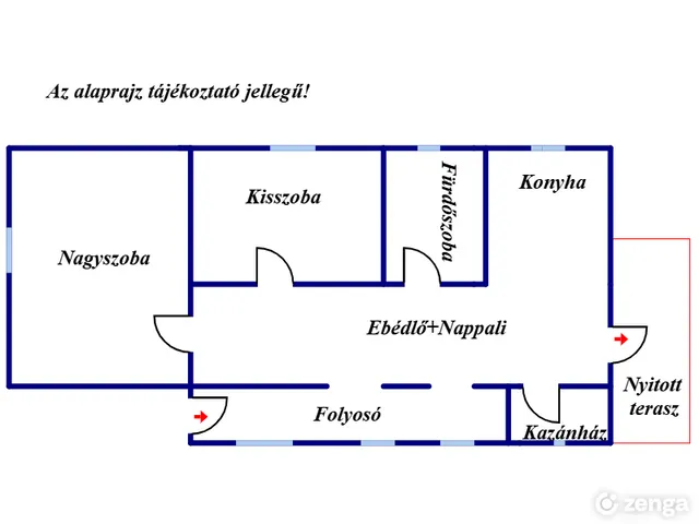 Eladó ház Biharkeresztes 72 nm