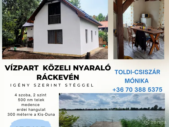 Eladó üdülő és hétvégi ház Ráckeve 85 nm