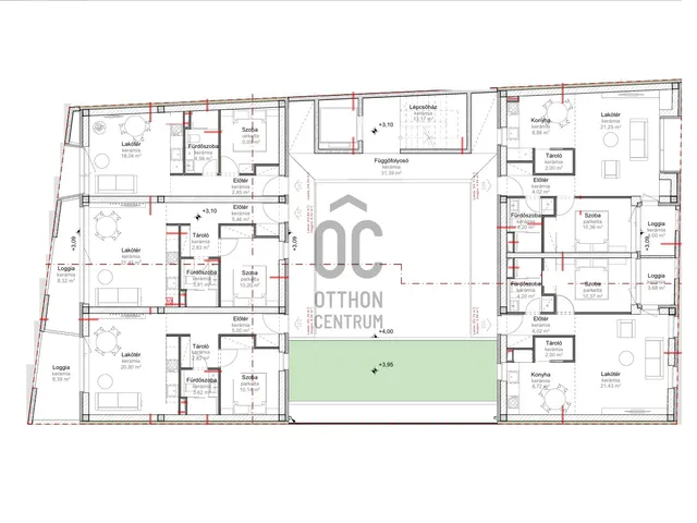 Eladó lakás Debrecen, Belváros 50 nm