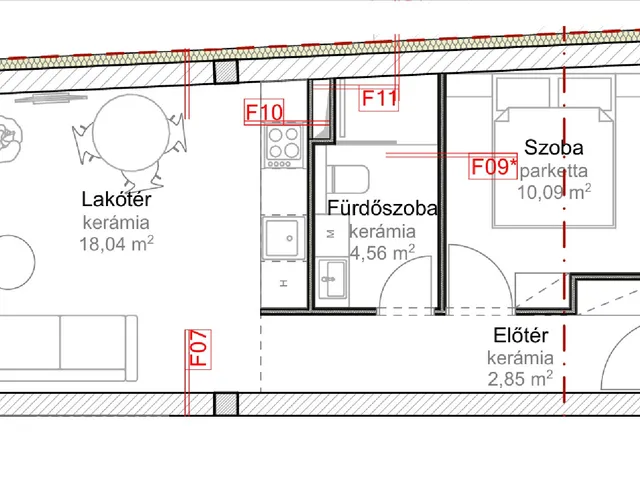 Eladó lakás Debrecen, Belváros 35 nm