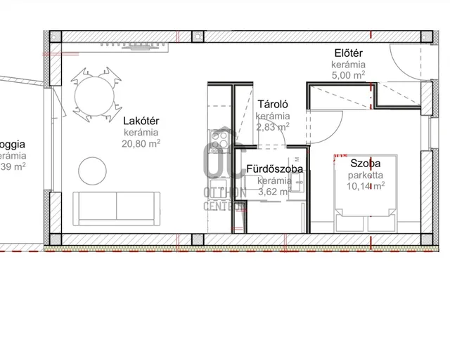 Eladó lakás Debrecen, Belváros 42 nm