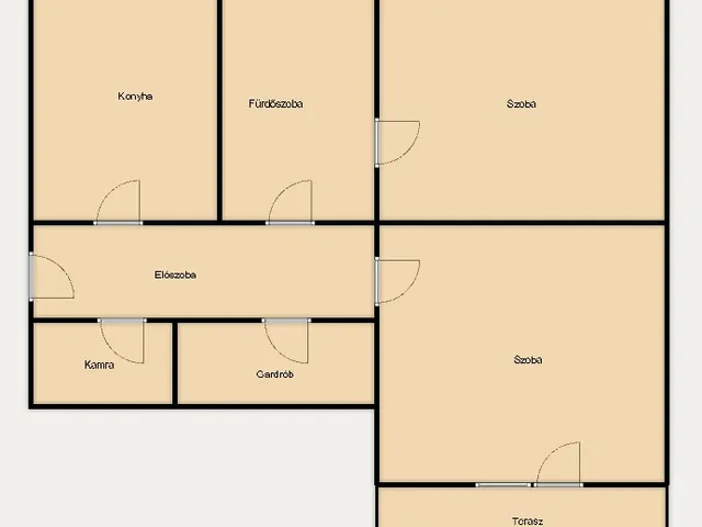 Eladó lakás Debrecen, Libakert 54 nm