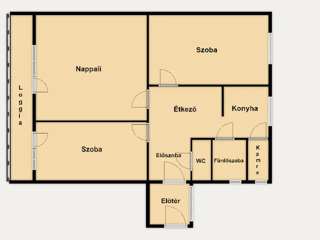 Eladó lakás Debrecen, Postakert 67 nm