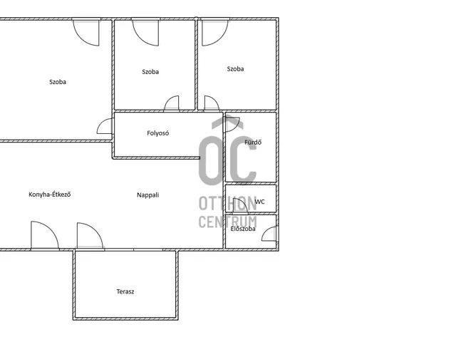 Kiadó lakás Debrecen, Belváros 80 nm