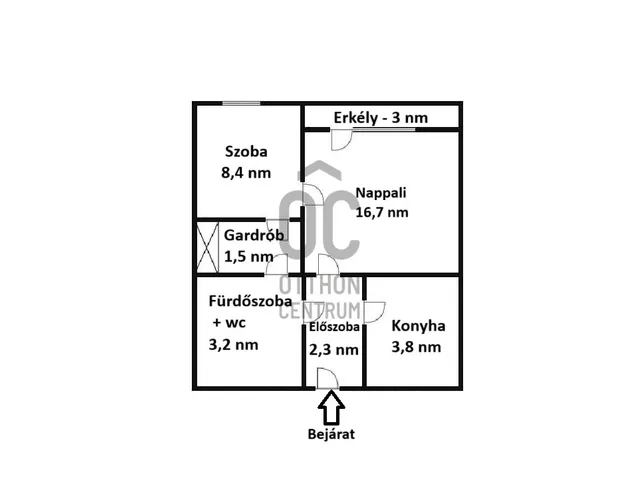 Eladó lakás Debrecen, Belváros 39 nm
