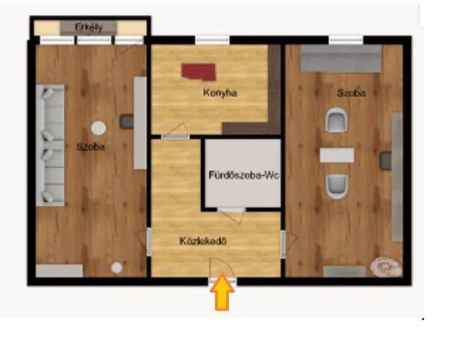 Eladó lakás Debrecen, Újkert 51 nm