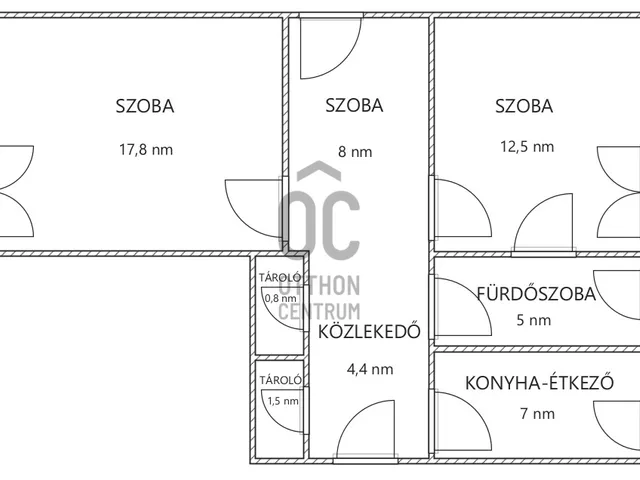 Eladó lakás Debrecen, Belváros 57 nm