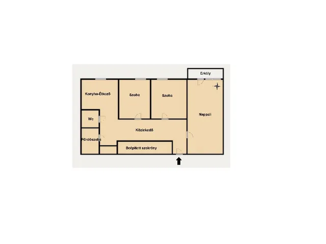 Eladó lakás Debrecen, Tócóskert 54 nm