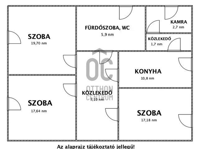 Eladó ház Hajdúdorog 1079 nm