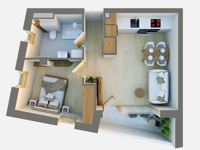 Eladó lakás Debrecen, Postakert 43 nm