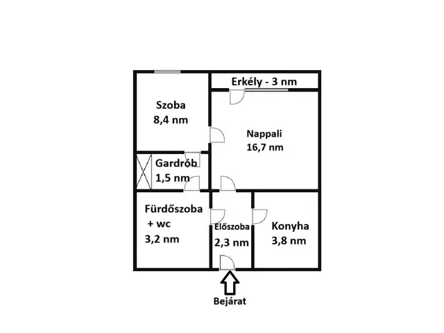 Eladó lakás Debrecen, Belváros 39 nm