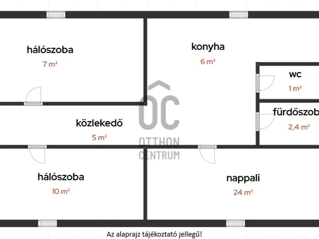 Eladó lakás Debrecen, Vénkert 55 nm