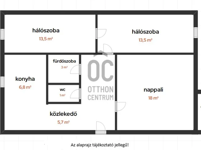Eladó lakás Debrecen, Belváros 63 nm