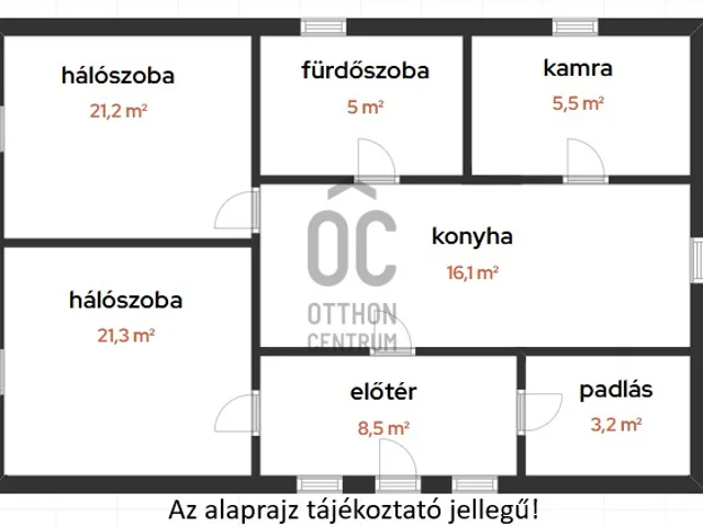 Eladó ház Hajdúdorog 80 nm