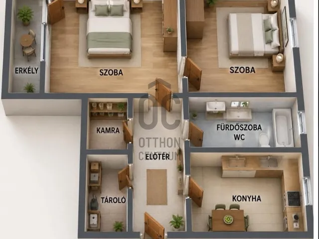 Eladó új építésű lakópark Monostorpályi
