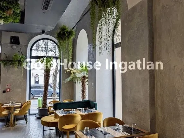 Kiadó kereskedelmi és ipari ingatlan Budapest V. kerület, Belváros, Bazilikánál Étterem Kiadó 322 nm