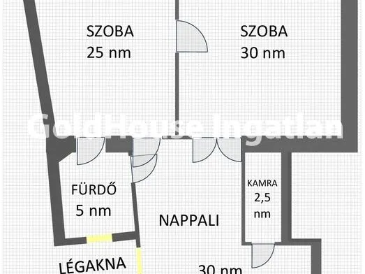 Kiadó lakás Budapest IX. kerület 98 nm