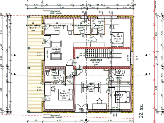 Eladó lakás Pécs, Faludi Ferenc utca 40 nm