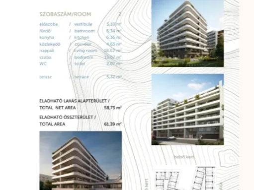 Eladó lakás Budapest XIII. kerület, Angyalföld 60 nm