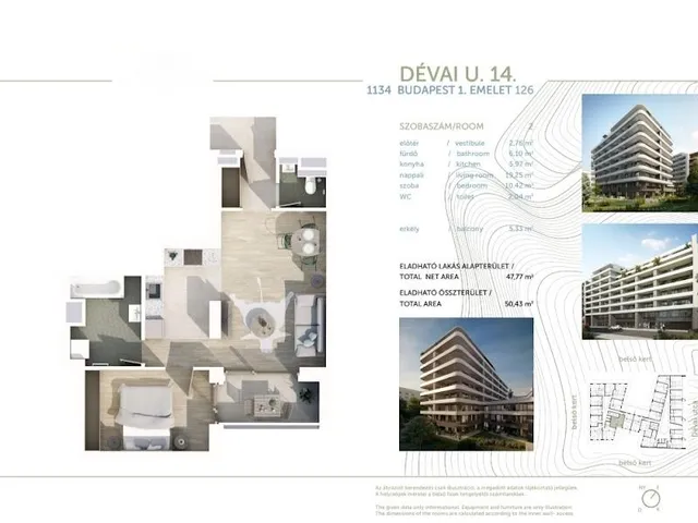 Eladó lakás Budapest XIII. kerület 50 nm