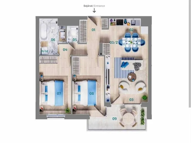 Eladó lakás Budapest XIV. kerület 67 nm