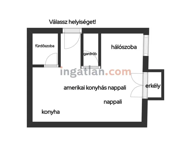 Kiadó lakás Budapest IX. kerület 30 nm