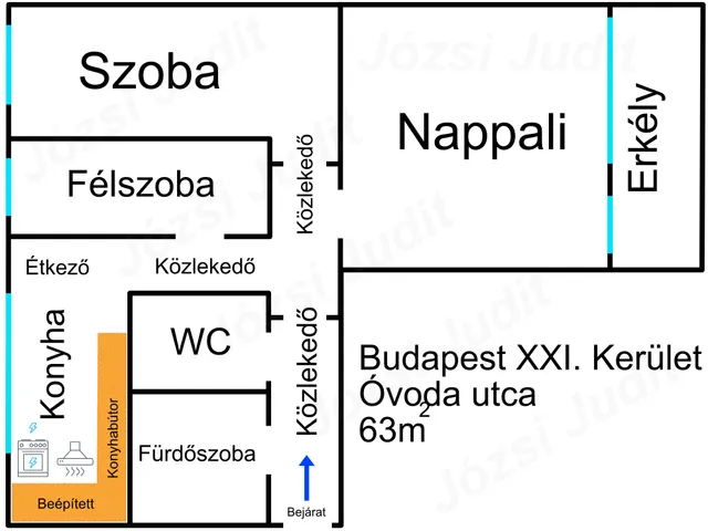 Eladó lakás Budapest XXI. kerület, Csillagtelep 63 nm