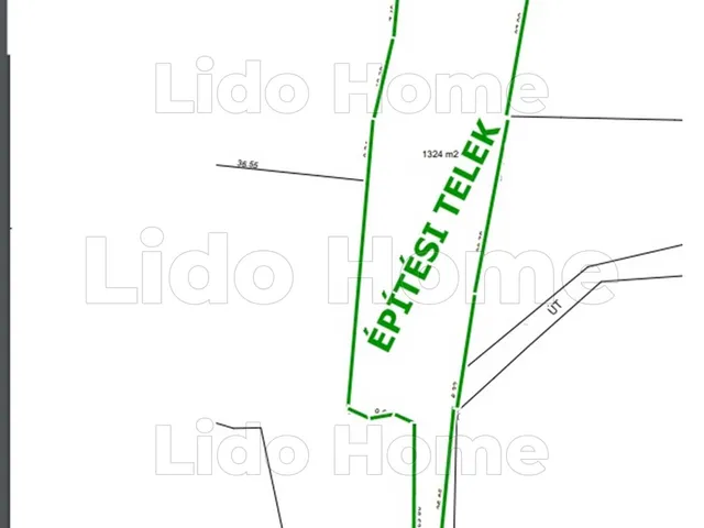 Eladó telek Gyenesdiás 1324 nm