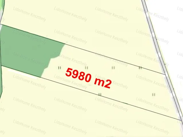 Eladó mezőgazdasági ingatlan Hévíz 5980 nm