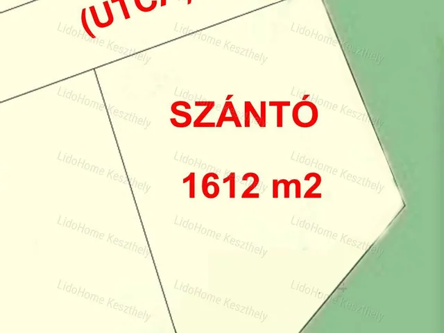 Eladó mezőgazdasági ingatlan Hévíz 1612 nm