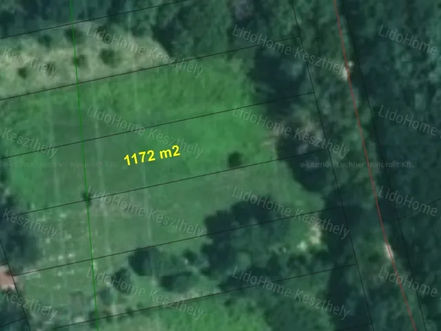 Eladó telek Nemesbük 1172 nm