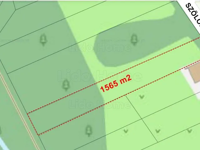 Eladó telek Nemesbük 1565 nm
