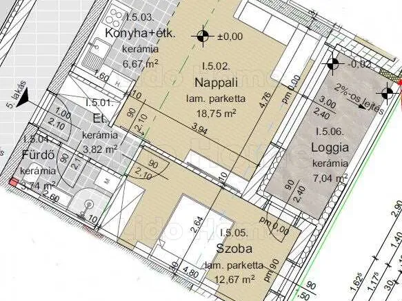 Eladó lakás Keszthely 53 nm