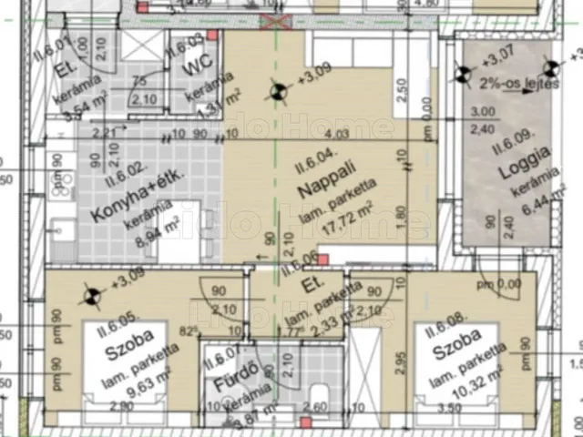 Eladó lakás Keszthely 64 nm