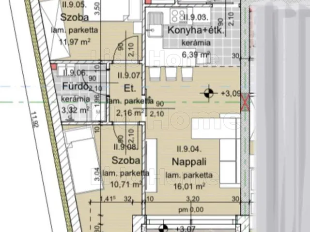Eladó lakás Keszthely 63 nm