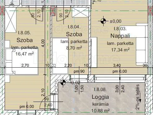 Eladó lakás Keszthely 73 nm