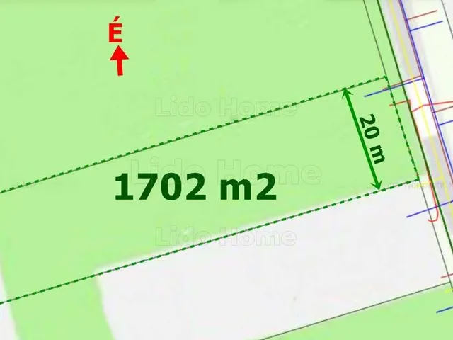 Eladó telek Balatonberény 1702 nm