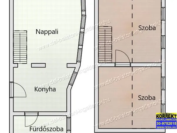 Eladó lakás Balatonlelle 53 nm