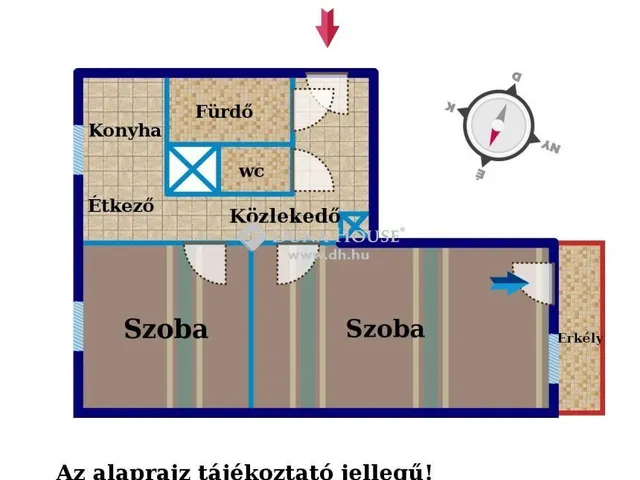 Eladó lakás Siófok 52 nm