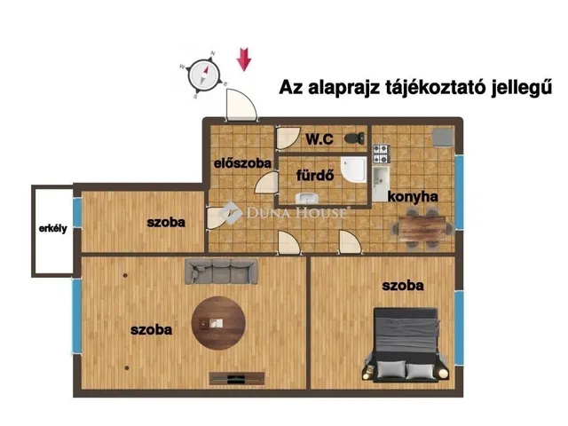 Eladó lakás Székesfehérvár, Belváros 60 nm