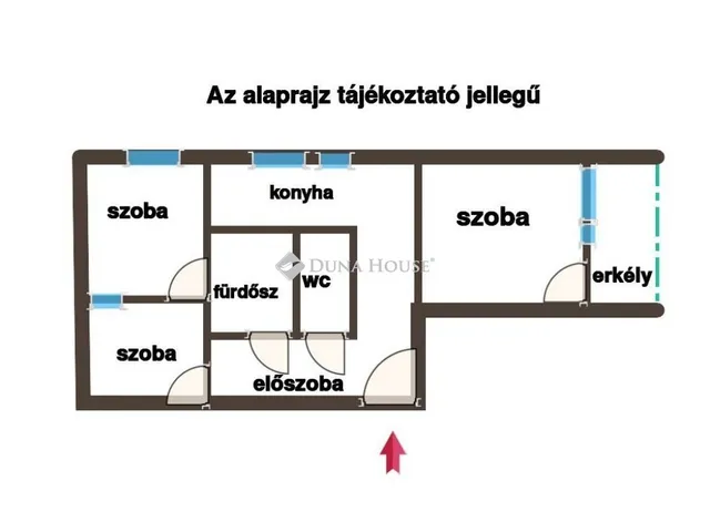 Kiadó lakás Dunaújváros 54 nm