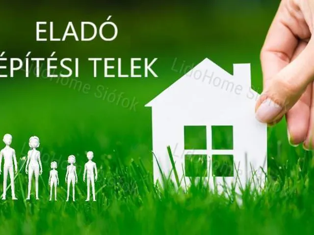 Eladó telek Balatonszárszó 1858 nm
