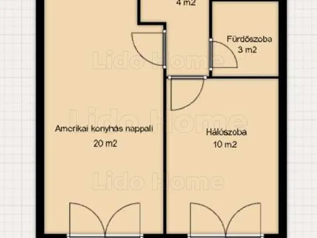 Kiadó lakás Siófok, Ezüstpart 38 nm